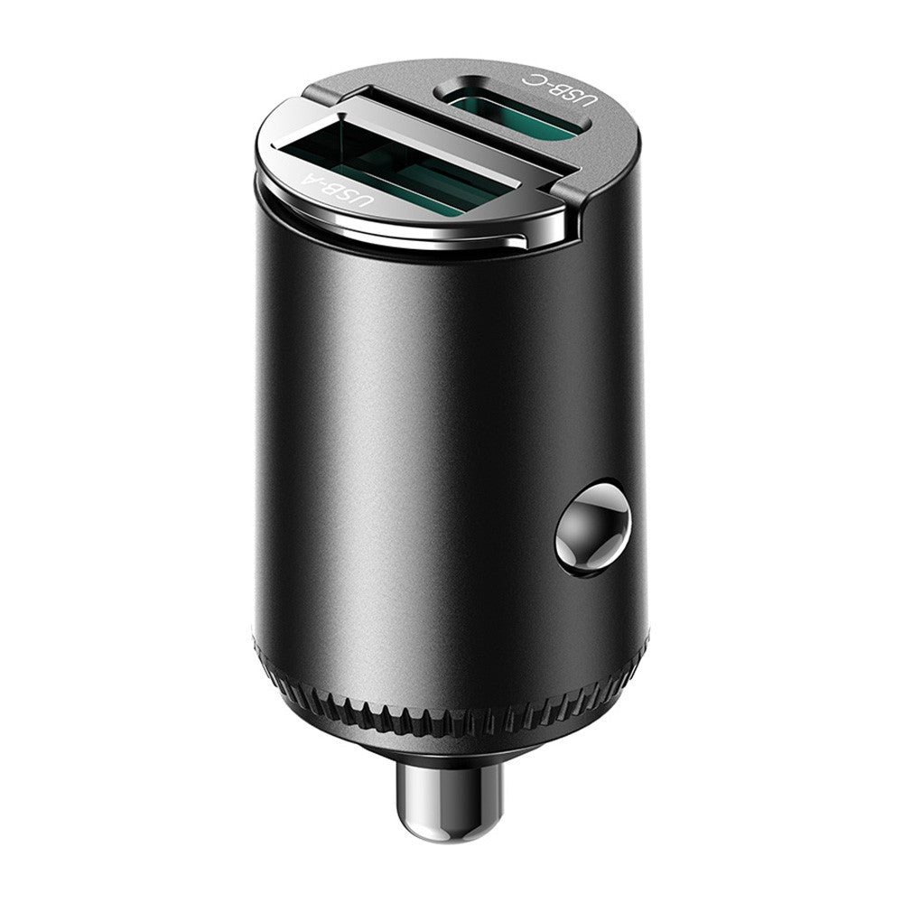 JOYROOM JR-CCN18 PD 65W Fast Charging Adapter USB-A + USB-C Dual Port Car Charger
