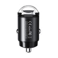 REMAX RCC332 Tanya Pro Series Dual Type-C Car Charger PD 30W Fast Charging Adapter with Mini Ring Handle