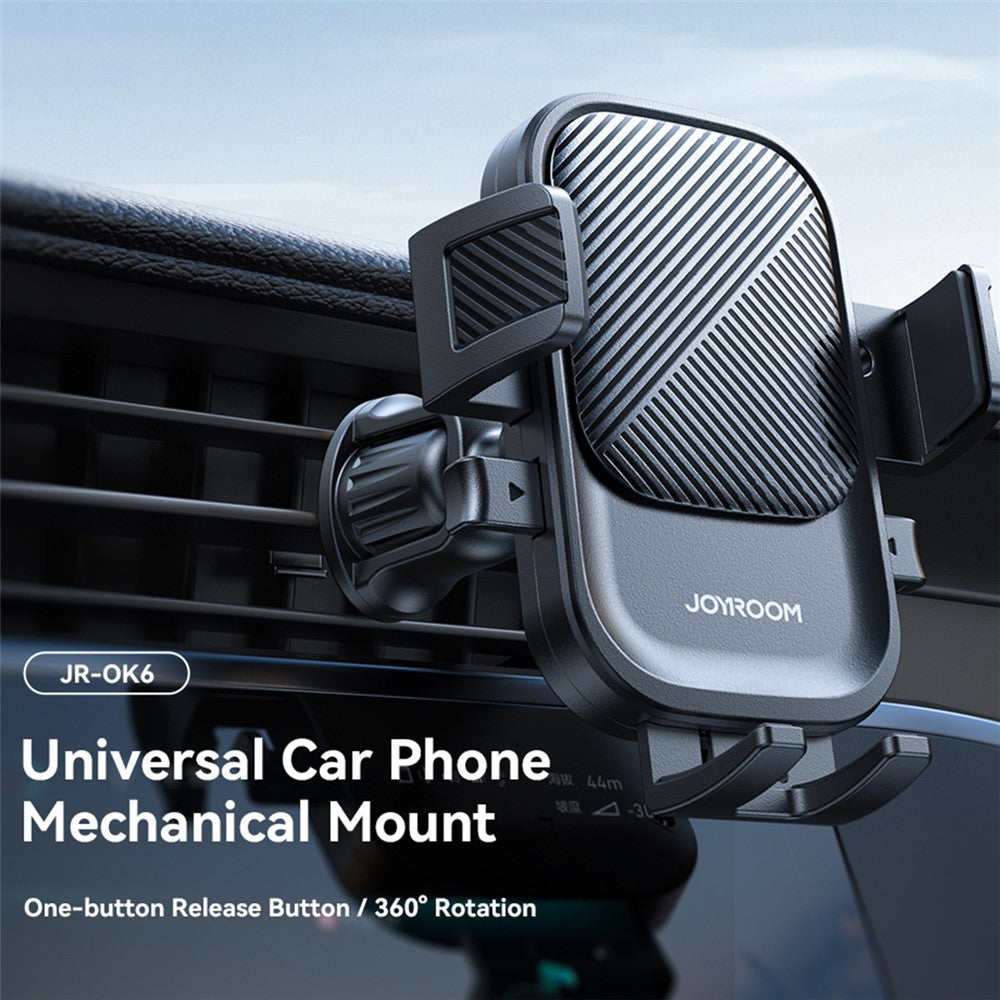 JOYROOM JR-OK6 Car Air Vent Phone Mount Holder Mechanical Clip for 4.7
