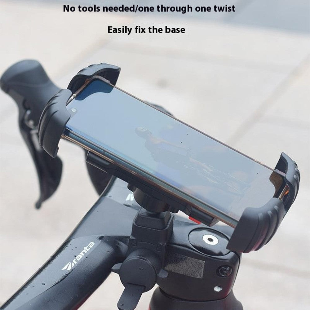 Z012 Motorcycle Bicycle Handlebar Phone Mount 360 Degree Rotation Adjustable Universal Cellphone Holder