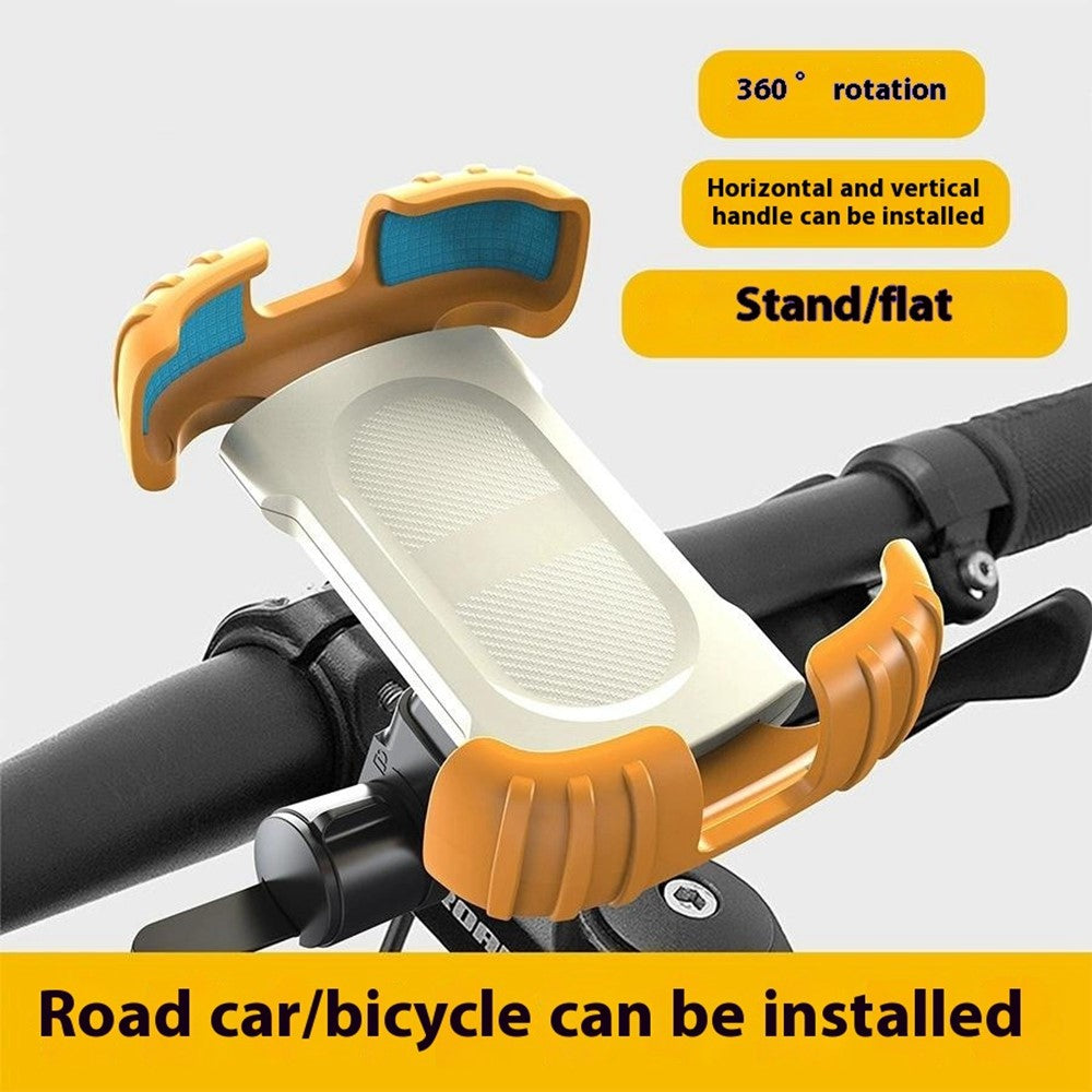 Z012 Motorcycle Bicycle Handlebar Phone Mount 360 Degree Rotation Universal Cellphone Holder