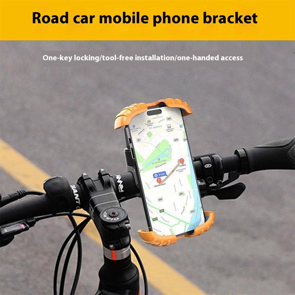 Z012 Motorcycle Bicycle Handlebar Phone Mount 360 Degree Rotation Universal Cellphone Holder