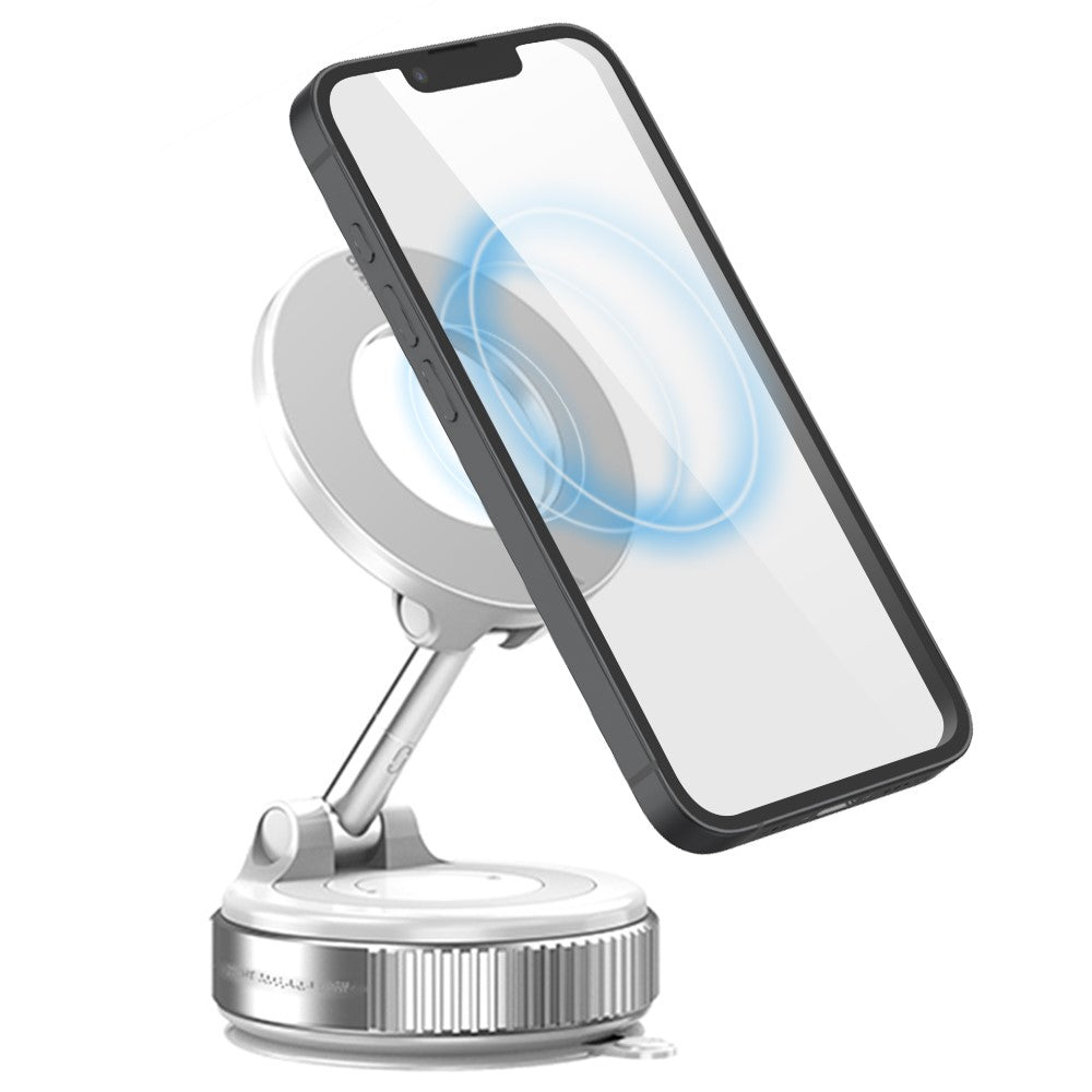Magnetic Suction Cup Car Phone Mount – 360° Dashboard Stand