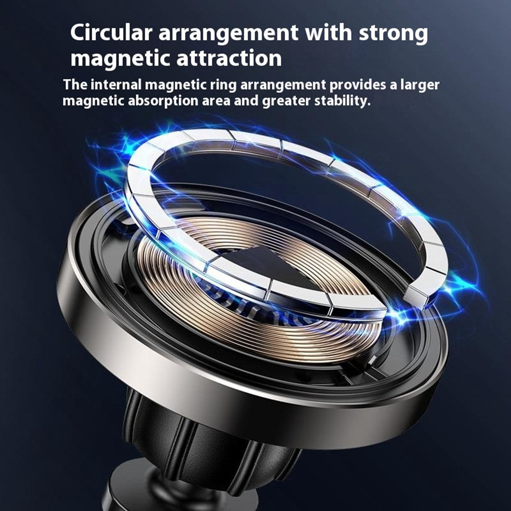 YESIDO DS30 2-in-1 Car Wireless Charger & Magnetic Phone Holder – Qi 2.0