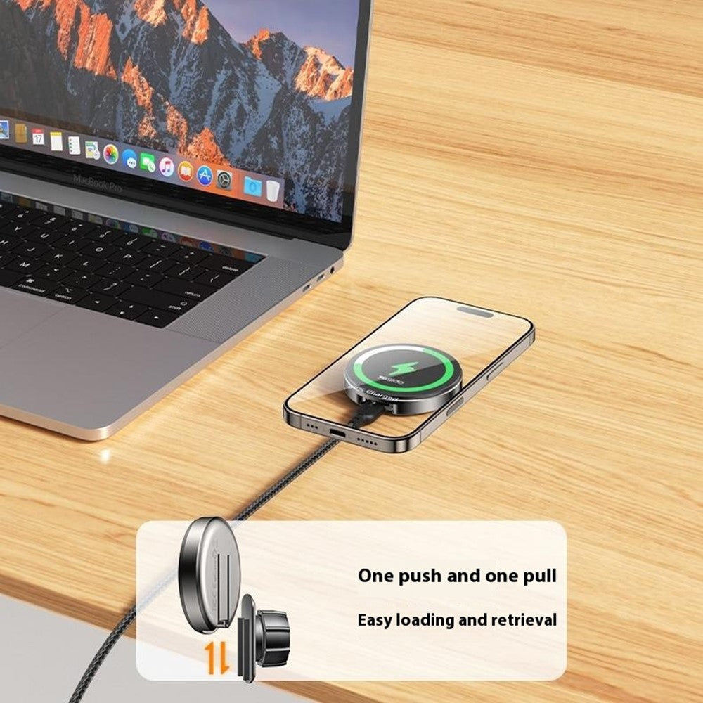 YESIDO DS30 2-in-1 Car Wireless Charger & Magnetic Phone Holder – Qi 2.0
