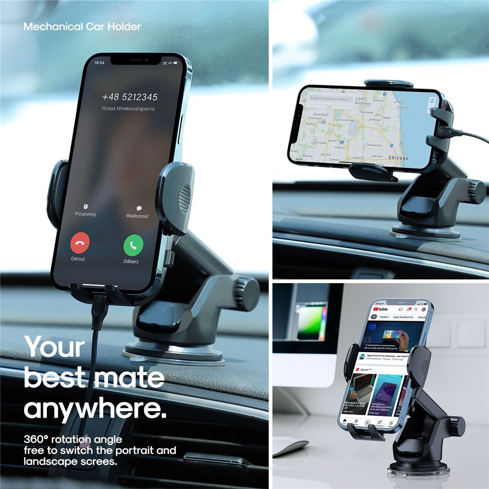 JOYROOM JR-ZS259 Car Dashboard Suction Cup Mount Bracket Holder for 4.7-6.9inch Mobile Phone