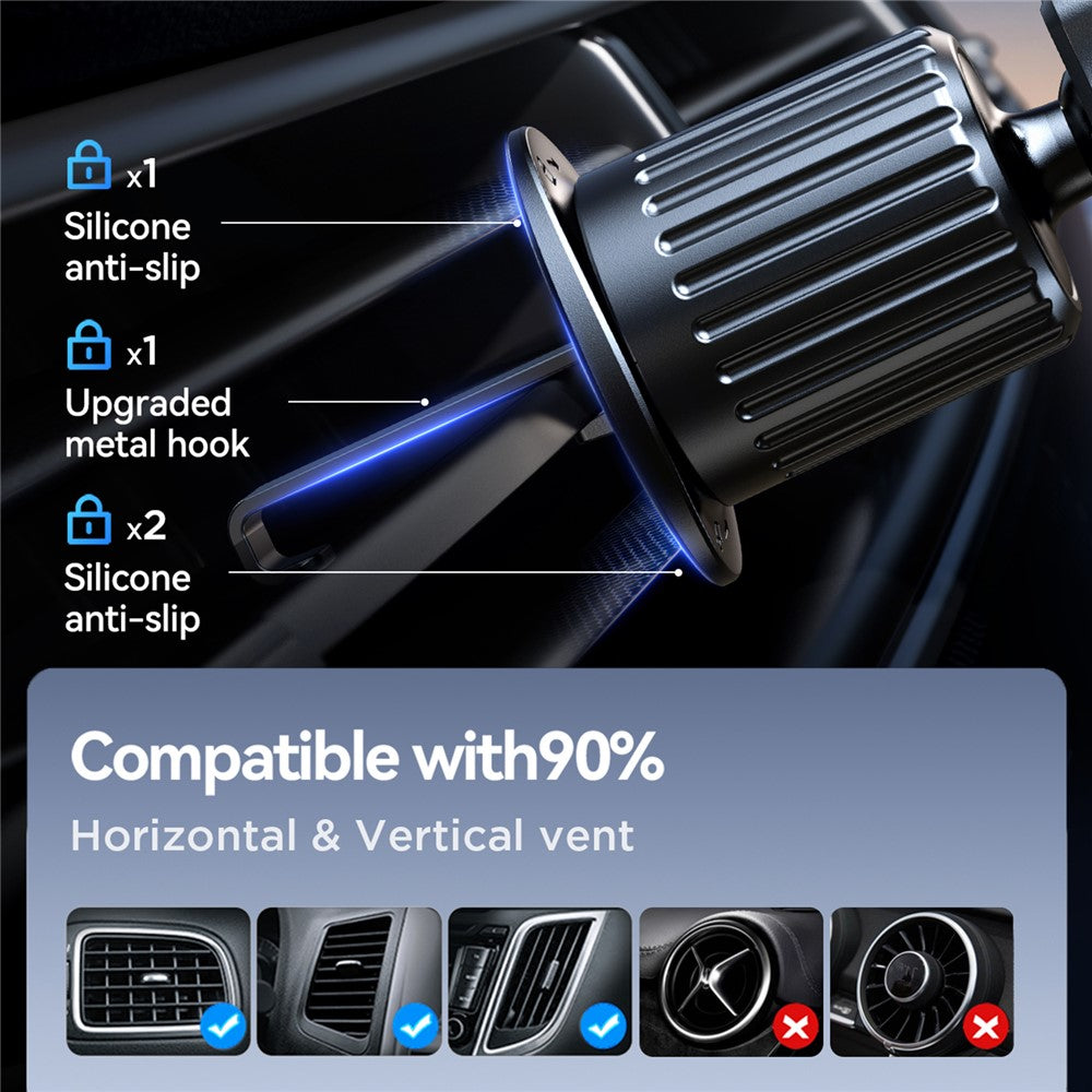 JOYROOM JR-ZS345 Car Air Vent Magnetic Phone Mount Holder 360 Degree Rotation Phone Stand