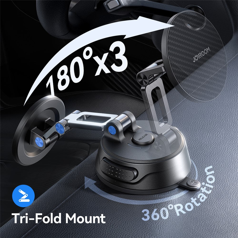 JOYROOM JR-ZS510 Foldable Magnetic Car Phone Holder Suction Cup Base Cellphone Support Bracket