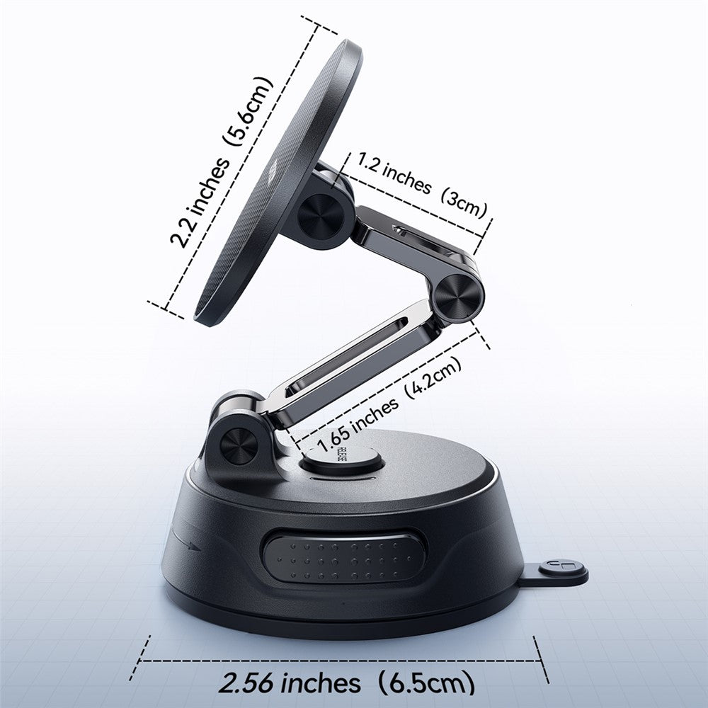 JOYROOM JR-ZS510 Foldable Magnetic Car Phone Holder Suction Cup Base Cellphone Support Bracket