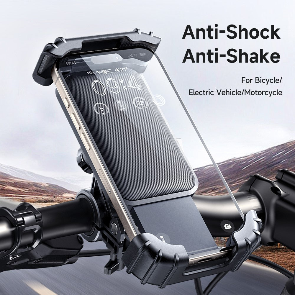 MCDODO CM-524 Bike Phone Mount 360° Adjustable Anti-Shake Cycling Holder for 4.2 - 6.5 Inch Smartphones