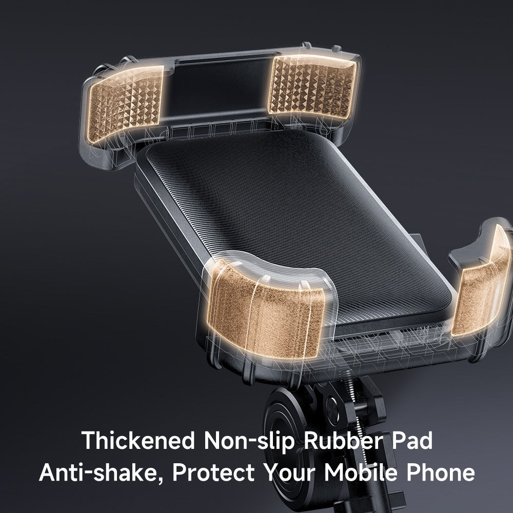 MCDODO CM-524 Bike Phone Mount 360° Adjustable Anti-Shake Cycling Holder for 4.2 - 6.5 Inch Smartphones