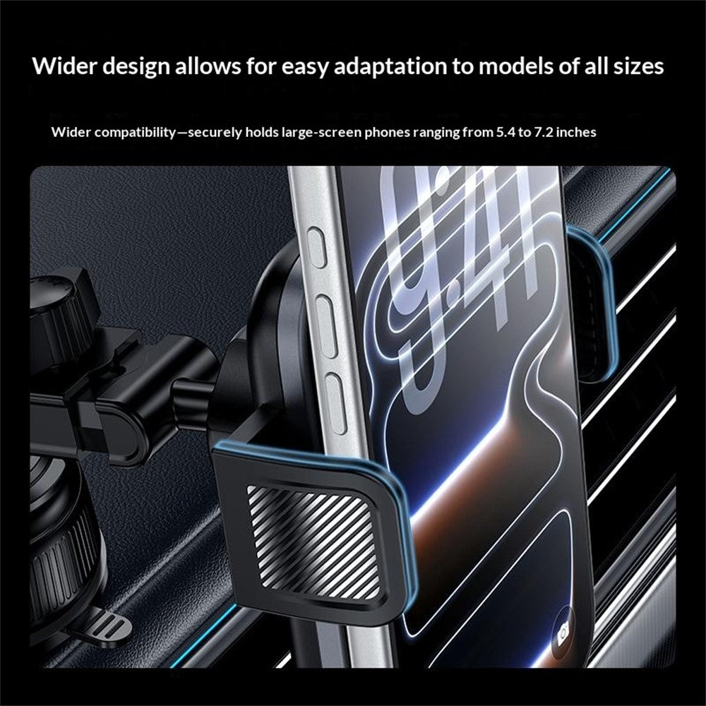 YESIDO C279 360° Rotating Car Phone Holder Suction Cup Mount Dashboard Windshield Stand Adjustable Bracket