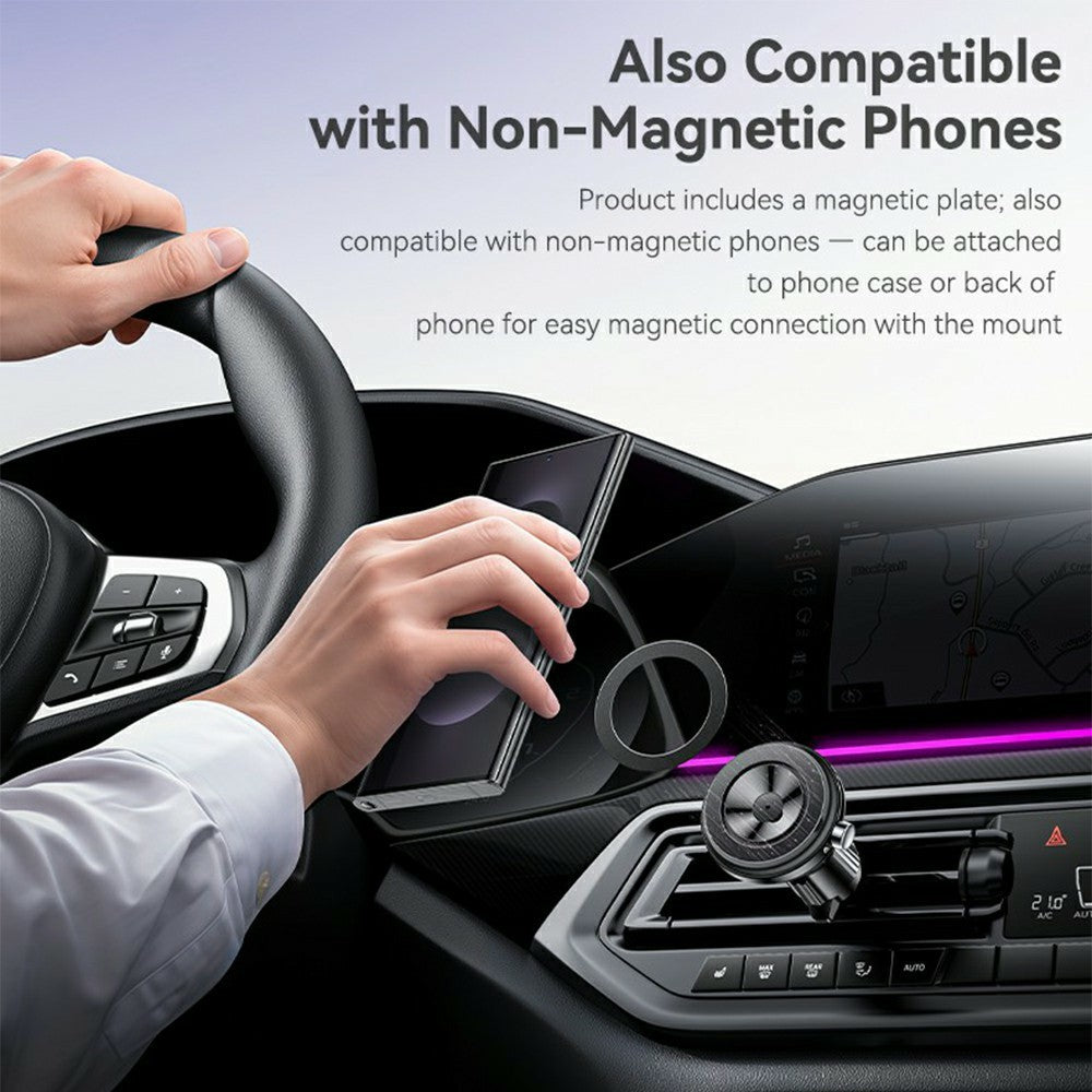 YESIDO C258 Magnetic Vacuum Suction 2 in 1 Car Air Vent Phone Mount Cellphone Bracket