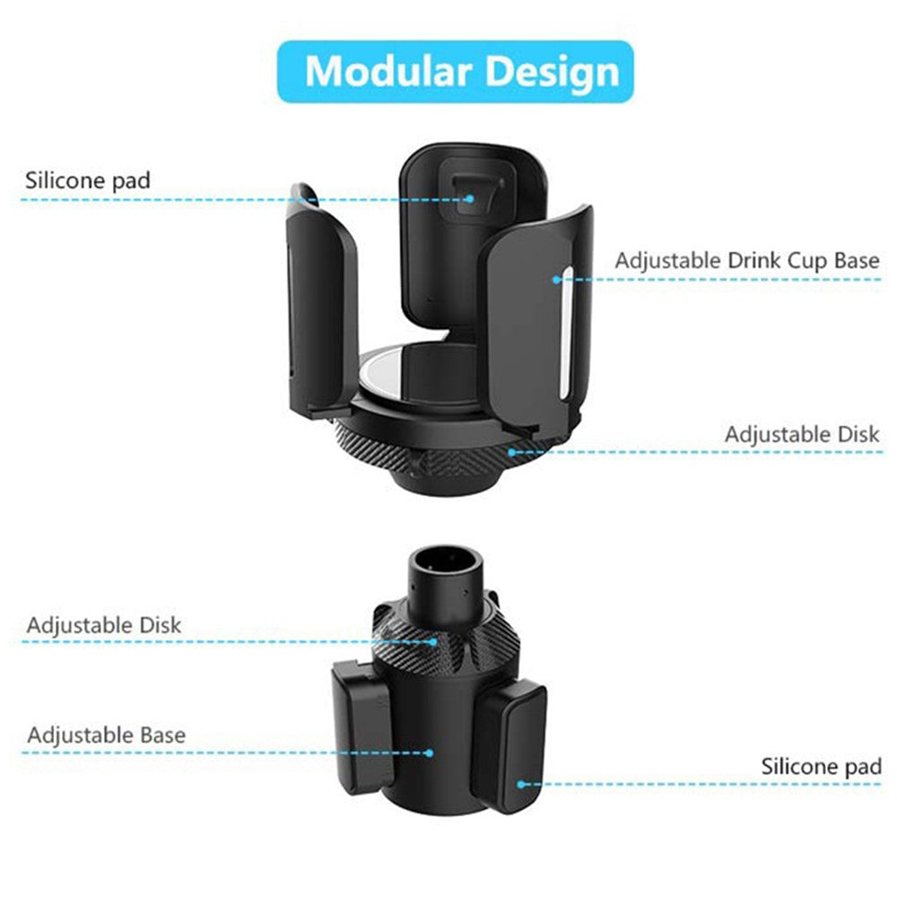 B14 Detachable Car Cup Holder Vehicle Water Cup Drink Bottle Storage Rack