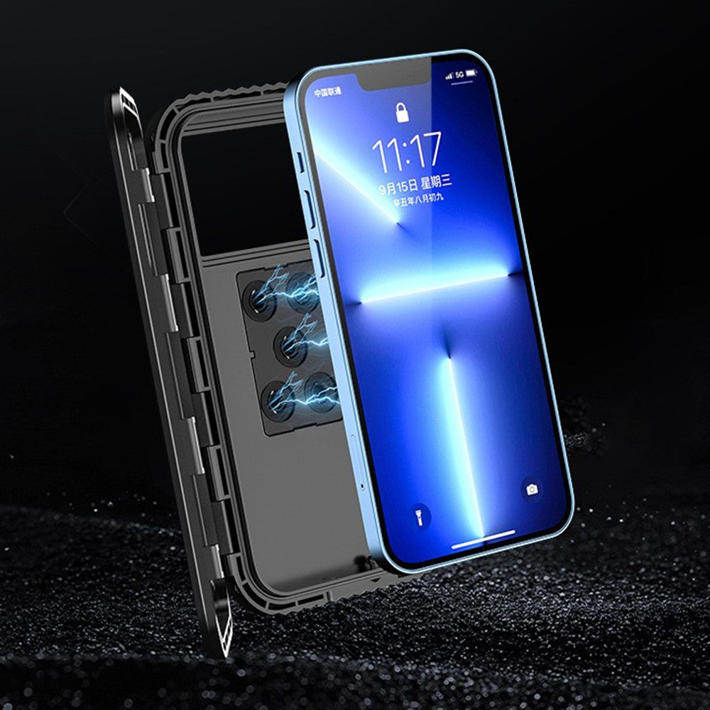 Z009A Bike Motorcycle Handlebar Mount Phone Holder Waterproof Cycling Mobile Phone Case Bracket