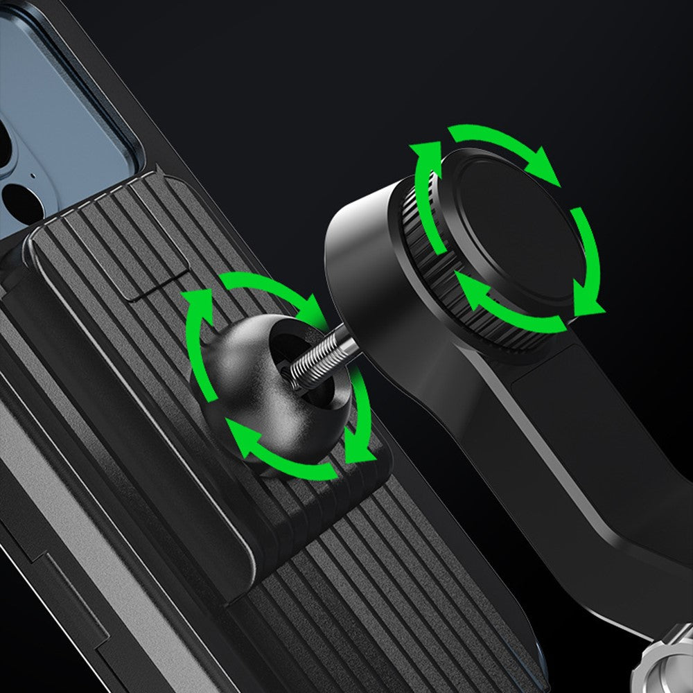 Z009A Bike Motorcycle Handlebar Mount Phone Holder Waterproof Cycling Mobile Phone Case Bracket