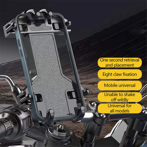 Anti-Shock Handlebar Phone Mount – Quick-Fix Bike Holder