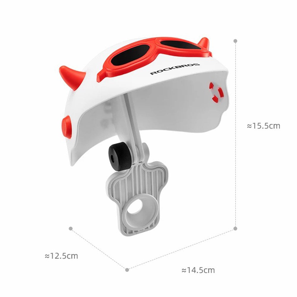 ROCKBROS HW-83 Bicycle Cell Phone Holder Shade E-Bike Motorcycle Phone Mount Sun Cap Anti Light Rain