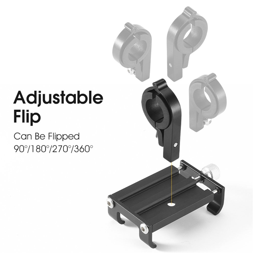 WEST BIKING YP0715068 Bike Handlebar Phone Holder Aluminum Alloy Cycling Phone Bracket