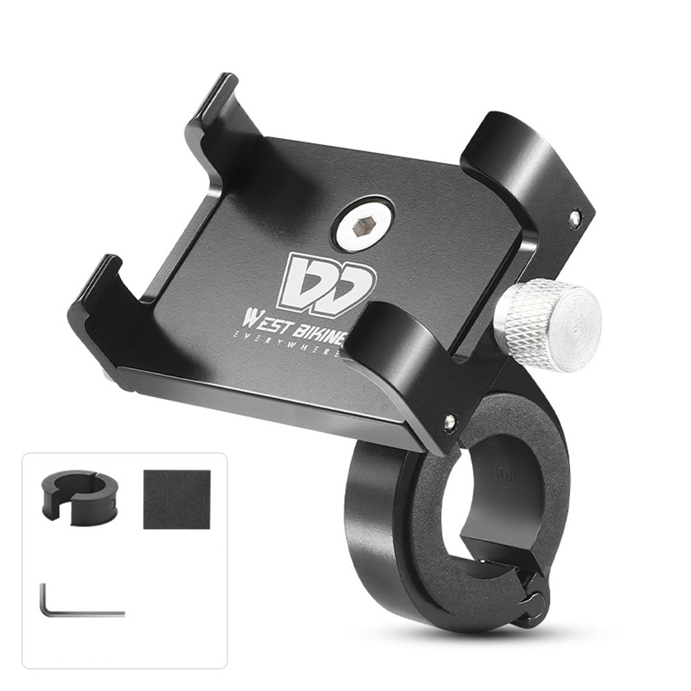 WEST BIKING Aluminum Alloy Bike Phone Mount – Cycling Handlebar Holder