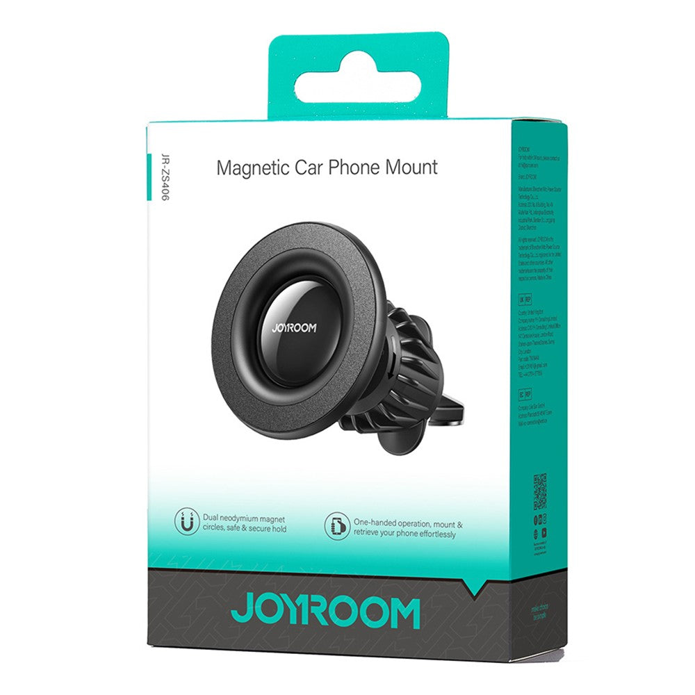 JOYROOM JR-ZS406 360 Degree Rotation Air Outlet Hook Magnetic Car Phone Holder