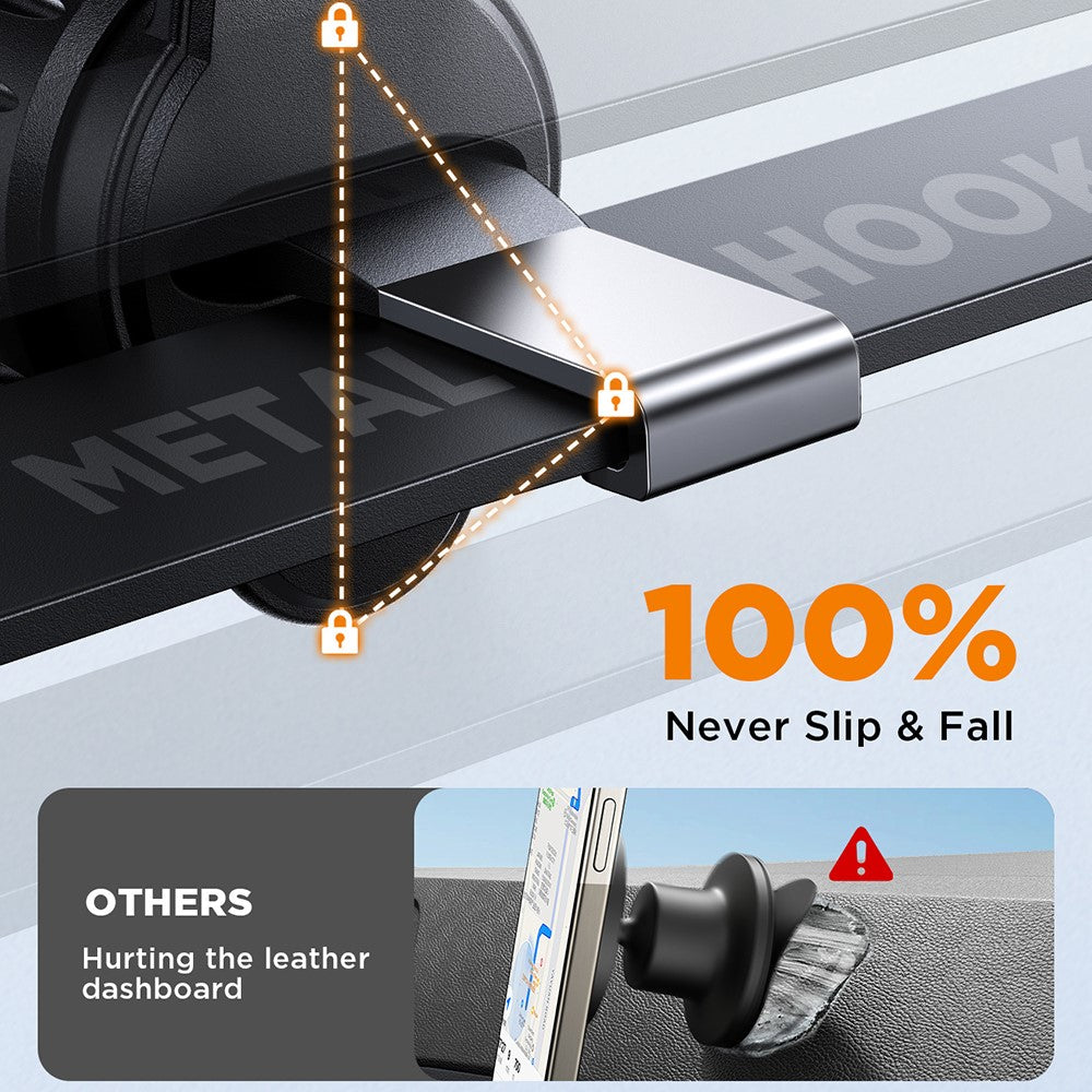 JOYROOM JR-ZS406 360 Degree Rotation Air Outlet Hook Magnetic Car Phone Holder