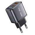 REMAX U2-AC35W GaN Digital Display Fast Charger Adapter 35W Type-C  /  30W USB-A Dual Port Adapter
