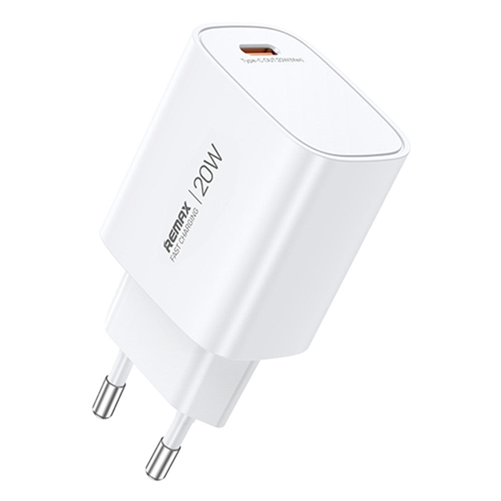 REMAX U187-C20W GaN Fast Charging Adapter Type-C PD 20W Compact Portable Charger