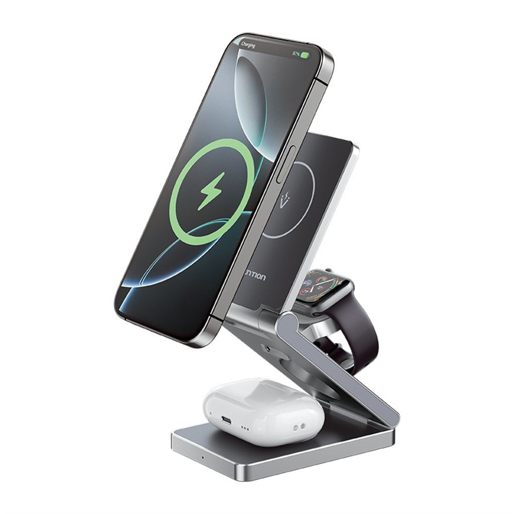 VENTION FGF Series 3-in-1 Magnetic Wireless Charging Stand – 15W Fast Charging