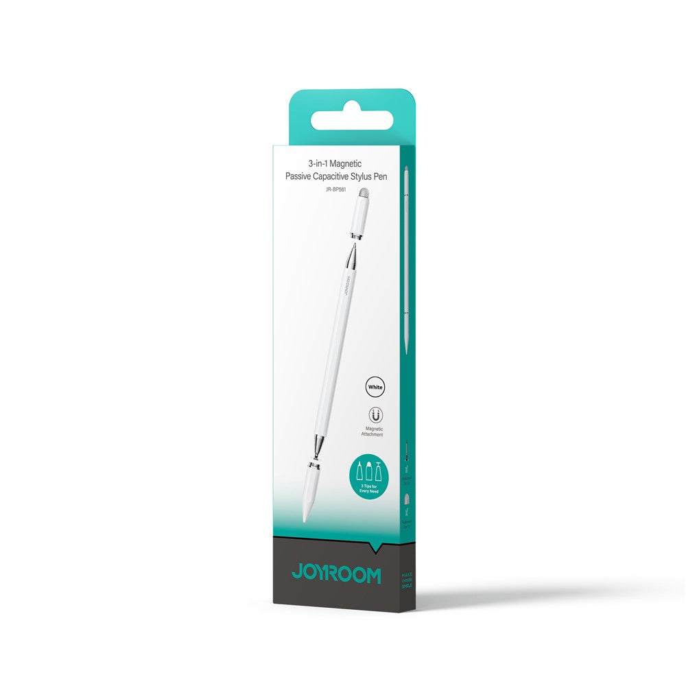 JOYROOM JR-BP561 Stylus Pen Passive 3-in-1 Magnetic Capacitive Pencil for Tablets Smartphones