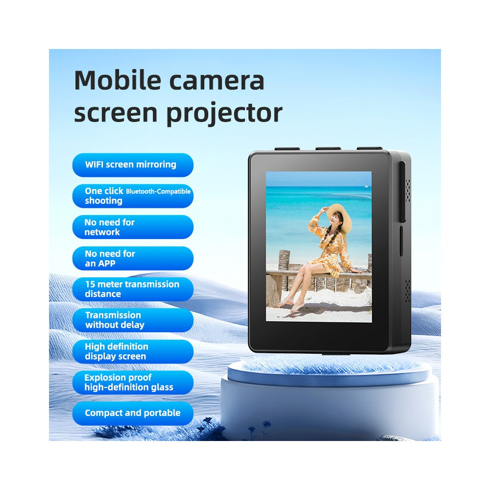 CL07 Wireless Phone Rear Camera Selfie Screen Mirroring Device Image Display Monitor Screen