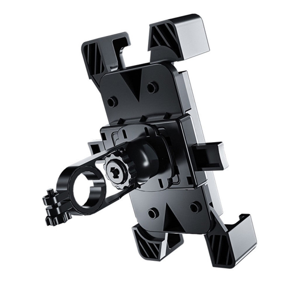 Motorcycle Electric Bike Handlebar Mount 4.5-6.3 inch Phone Holder Cycling Cellphone Stand Clamp