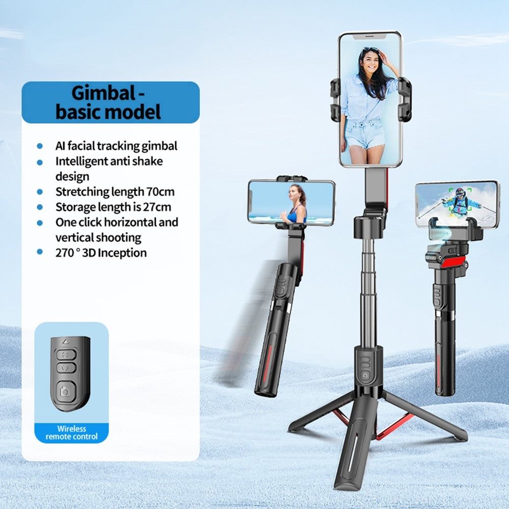 C10 Handheld Stabilizer Gimbal Smartphones AI Face Tracking Vlog Live Streaming Selfie Stick
