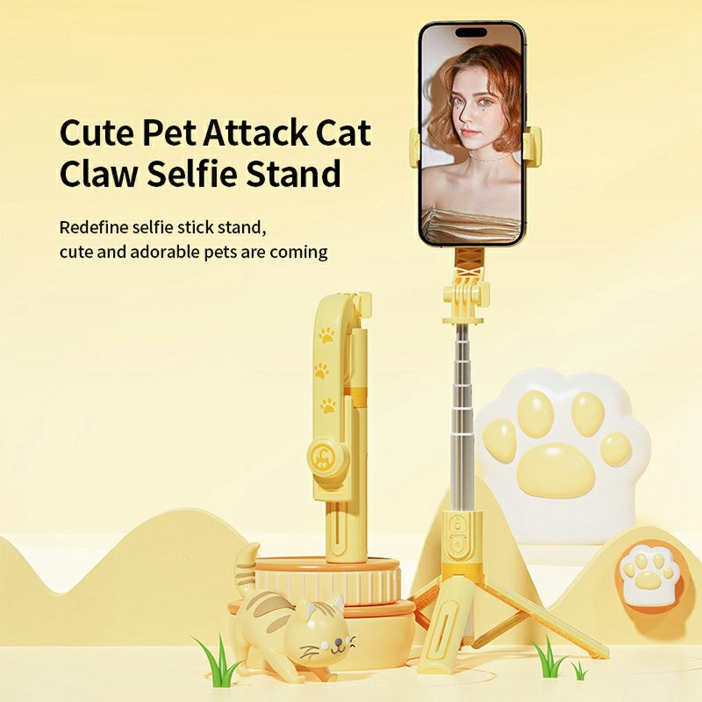 KT02 Integrated Desktop Stand Cartoon Tripod Selfie Stick for Live Streaming Shooting, Basic Version
