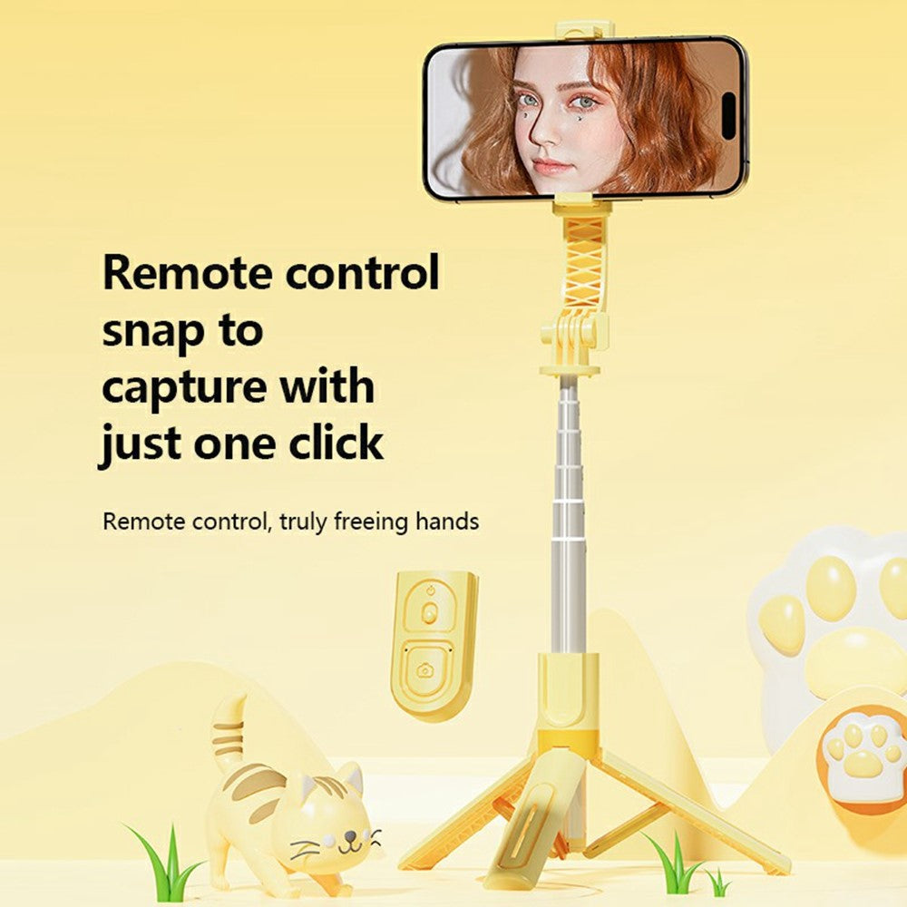 KT02 Integrated Desktop Stand Cartoon Tripod Selfie Stick for Live Streaming Shooting, Basic Version