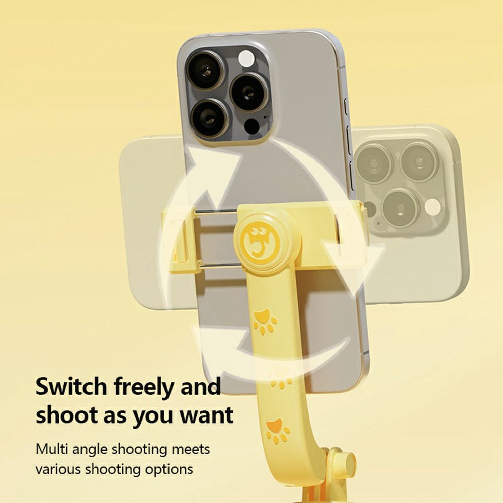 KT02 Integrated Desktop Stand Cartoon Tripod Selfie Stick for Live Streaming Shooting, Basic Version