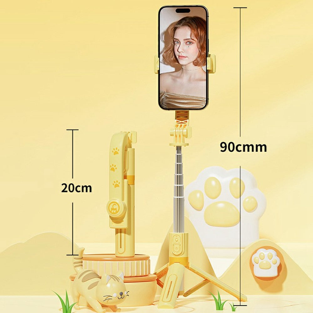KT02 Integrated Desktop Stand Cartoon Tripod Selfie Stick for Live Streaming Shooting, Basic Version