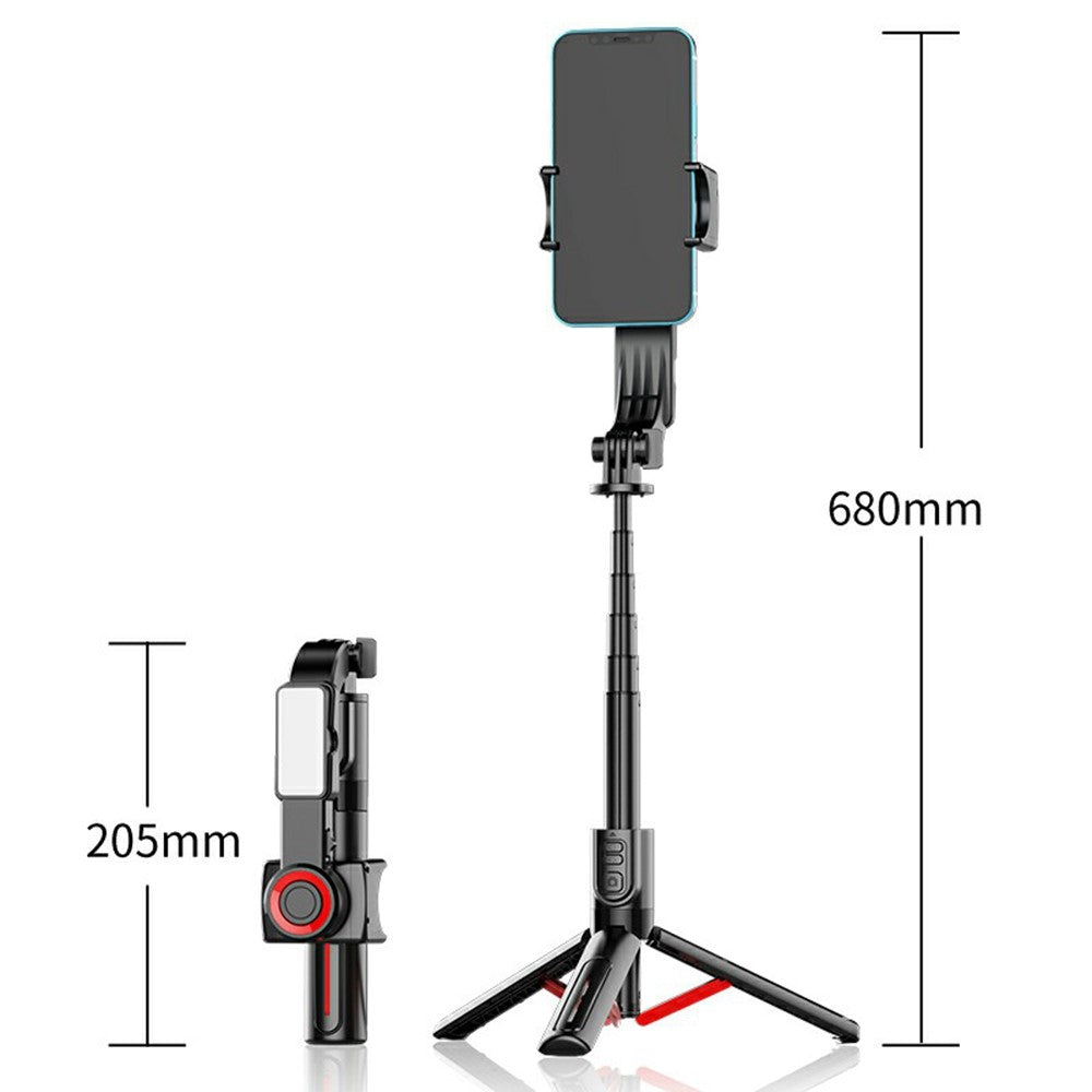 C09 Multifunction Selfie Stick Gimbal Stabilizer for Smartphones Tripod Stand with Magnetic Fill Light