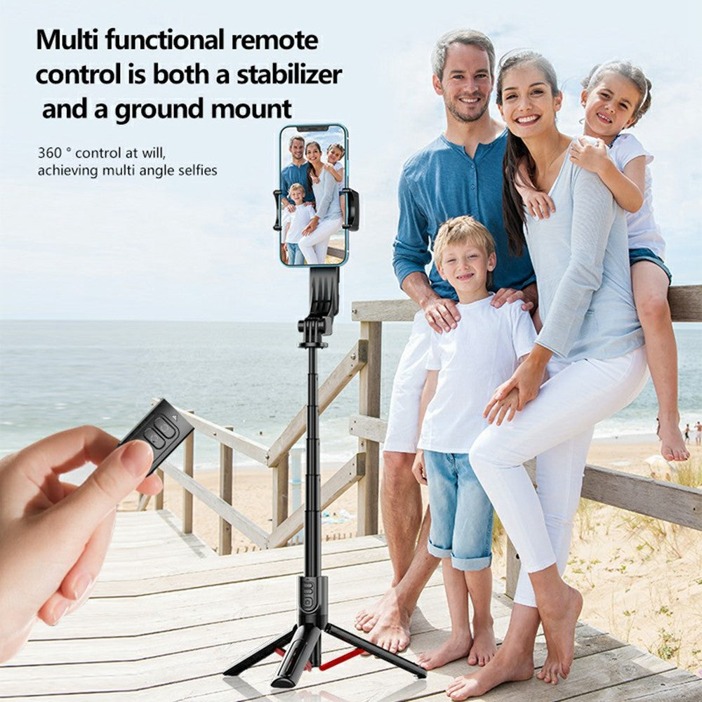 C09 Multifunction Selfie Stick Gimbal Stabilizer for Smartphones Tripod Stand with Magnetic Fill Light