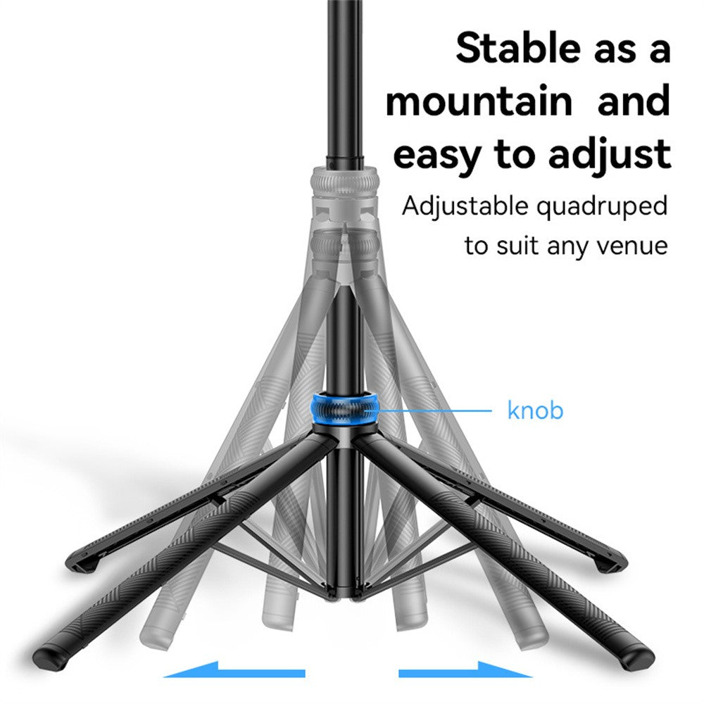 YESIDO SF23 AI Face Tracking Tripod for 360 Degree Panoramic Shooting Bluetooth-Compatible Selfie Stick