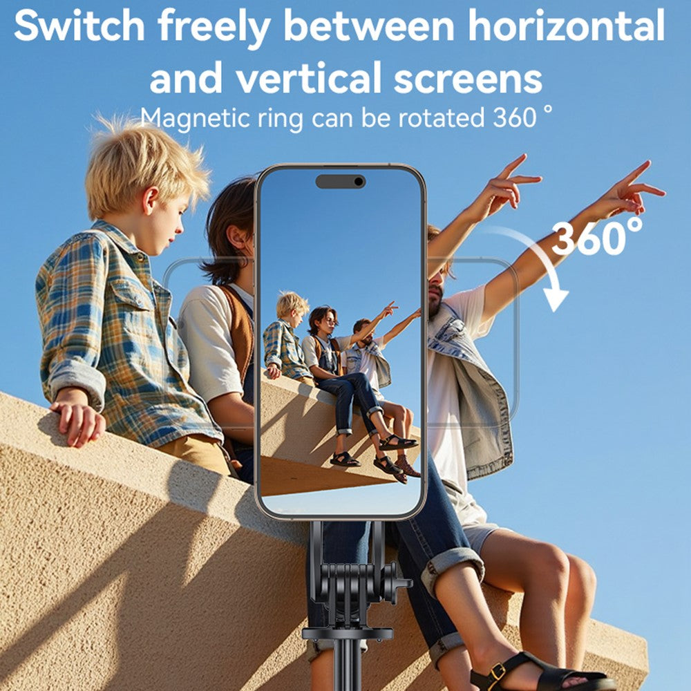 YESIDO SF24 2 In 1 Selfie Stick with Magnetic Phone Holder Extendable Tripod for Android  /  iOS