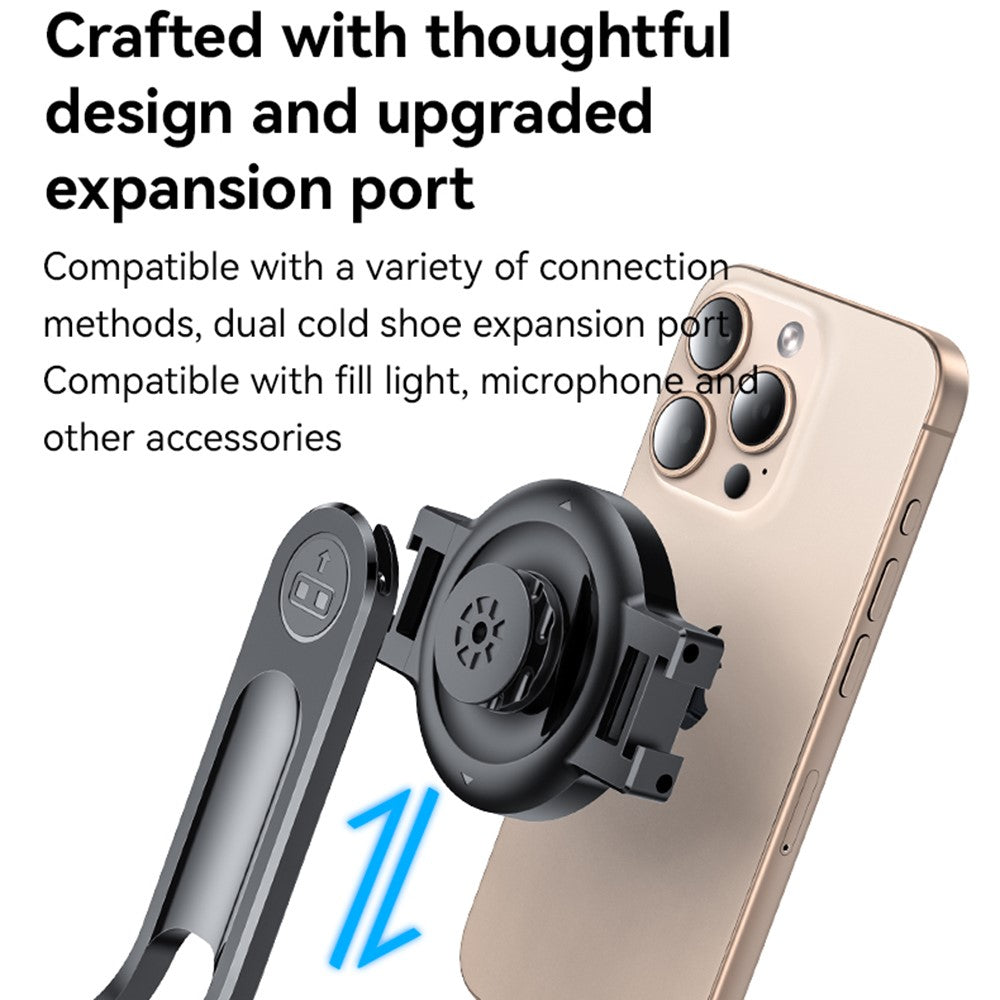 YESIDO SF24 2 In 1 Selfie Stick with Magnetic Phone Holder Extendable Tripod for Android  /  iOS
