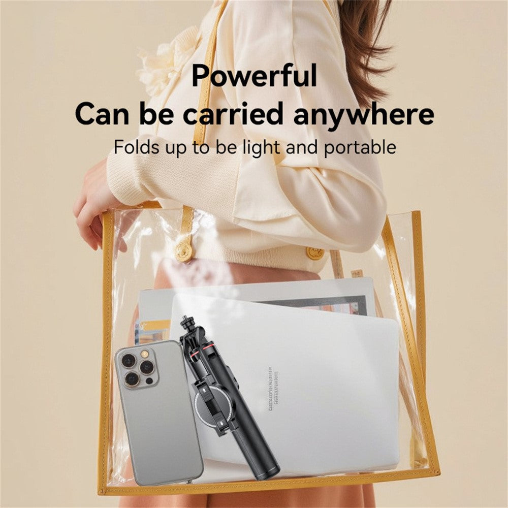 YESIDO SF24 2 In 1 Selfie Stick with Magnetic Phone Holder Extendable Tripod for Android  /  iOS