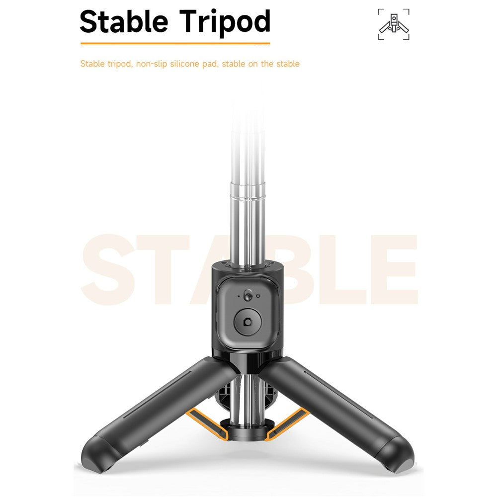 Q21 Mini Detachable Bluetooth-Compatible Selfie Stick Smartphones Portable Extendable Tripod Stand