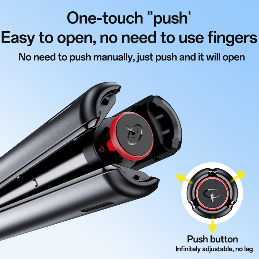 YESIDO SF30 Pop Up Tripod 1.7m Extendable Bluetooth-Compatible Selfie Stick with Remote Control
