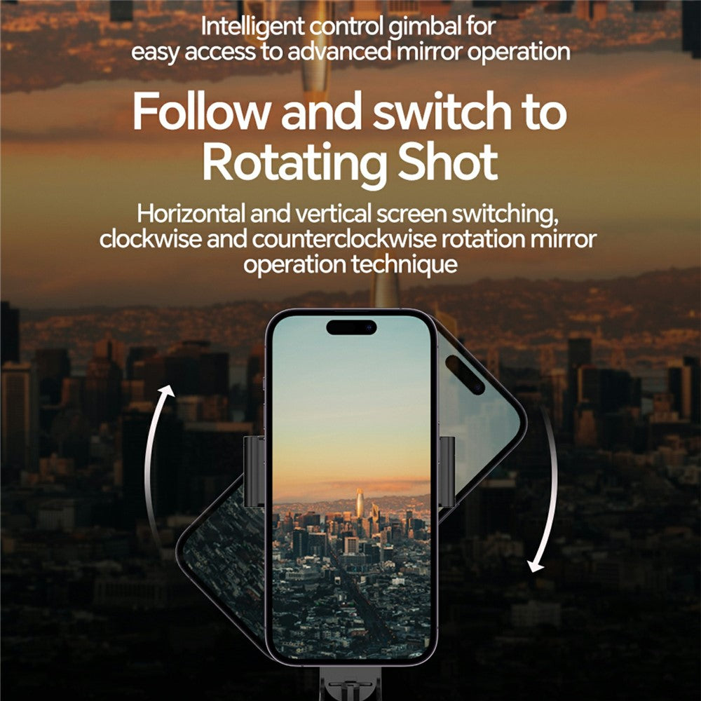 A6 Single Axis Multifunctional Stabilizer for Smartphones 790mm Extendable Bluetooth-compatible Tripod (No APP)