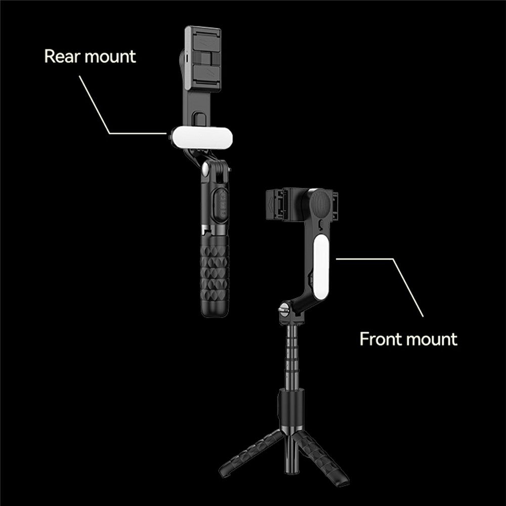 A6 Single Axis Multifunctional Stabilizer for Smartphones 790mm Extendable Bluetooth-compatible Tripod (No APP)