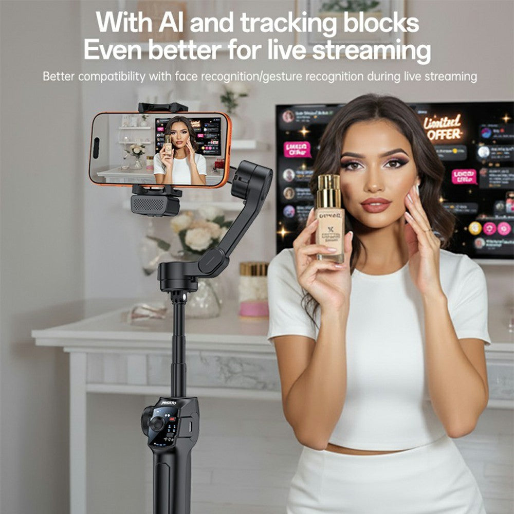 YESIDO SF32 3-Axis Gimbal Stabilizer Smartphone Tripod Stand Anti-Shake for Vlogging / Live Streaming / Video Recording