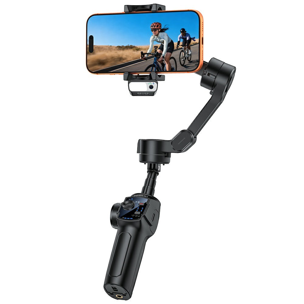 YESIDO SF32-PRO Smartphone Gimbal Stabilizer Bluetooth-Compatible Tripod Stand 3-Axis AI Tracking for Vlogging / Live Streaming / Video Recording