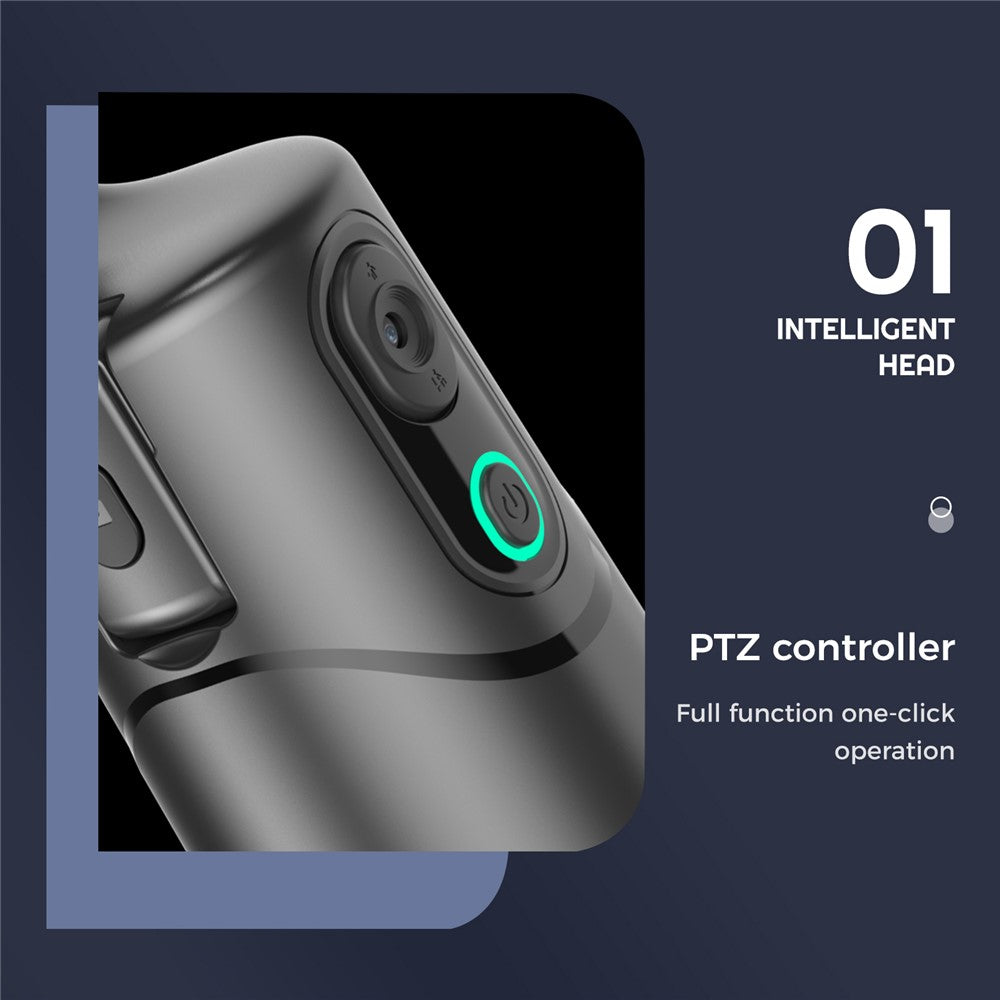 Q12 Gesture Control AI Intelligent Auto Tracking Phone Gimbal with Bluetooth-compatible Remote for Live Streaming